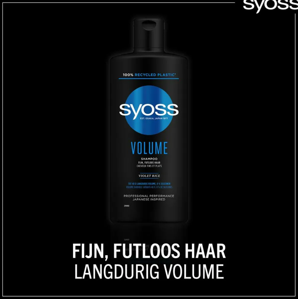 6x Syoss Volume Shampoo 440 ml