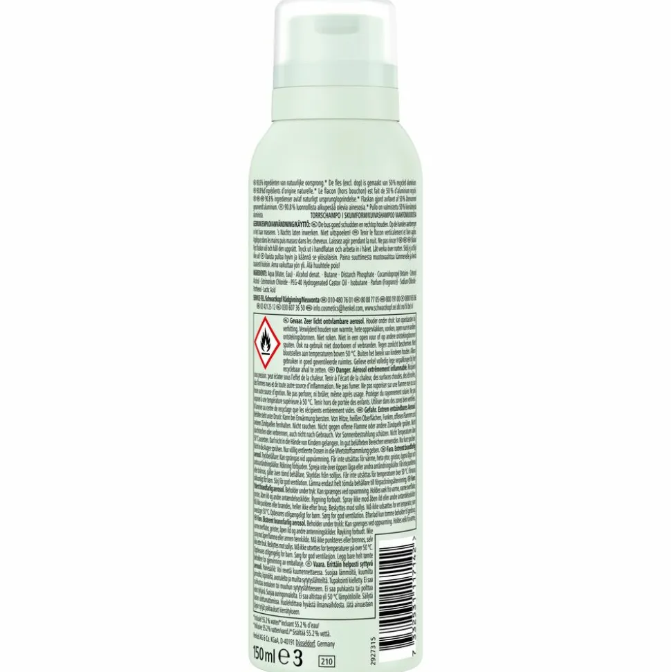 6x Taft Droogshampoo Overnight Fresh Wonders 150 ml
