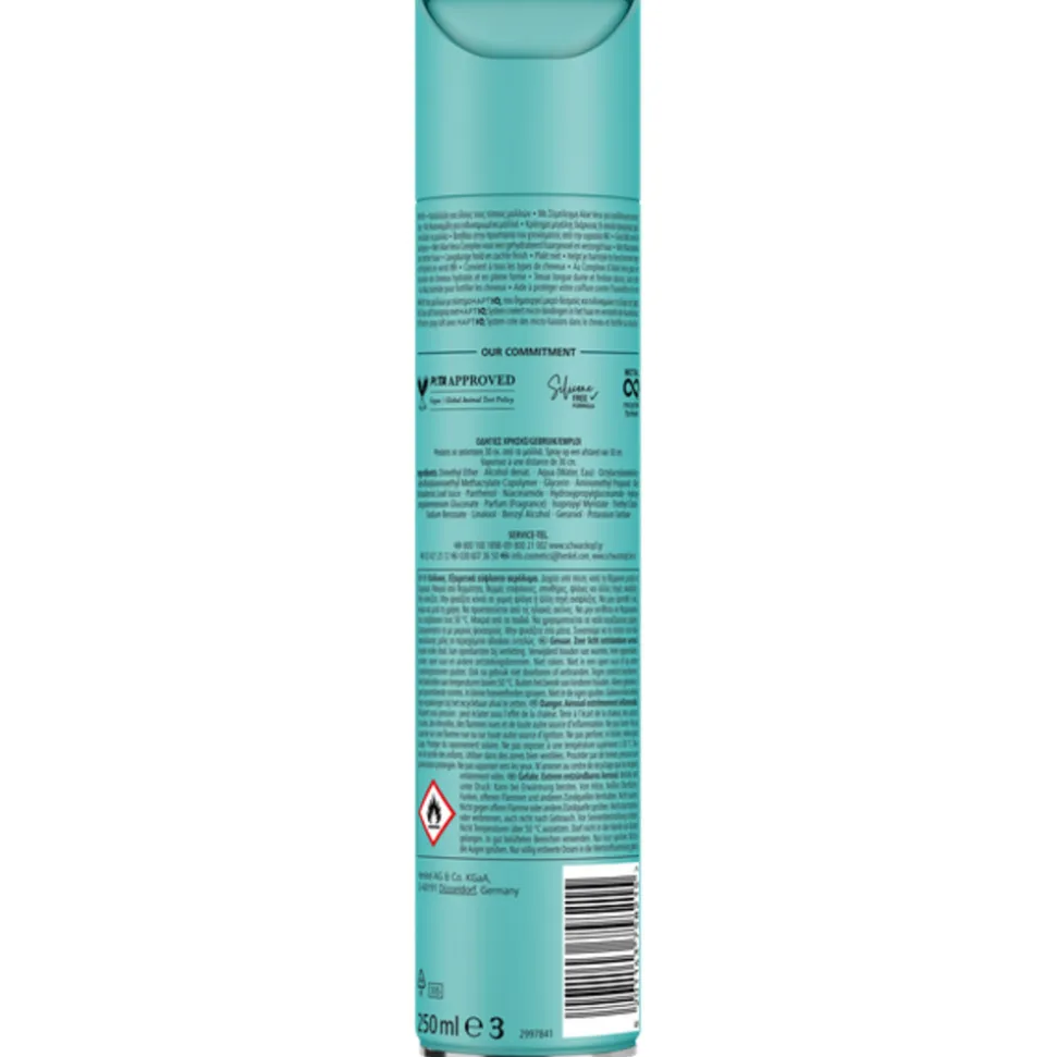 6x Taft Hairspray Aloe Boost 250 ml