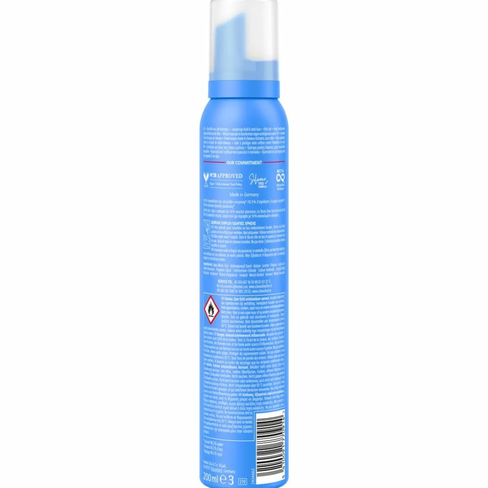 6x Taft Mousse Ultra Strong 200 ml