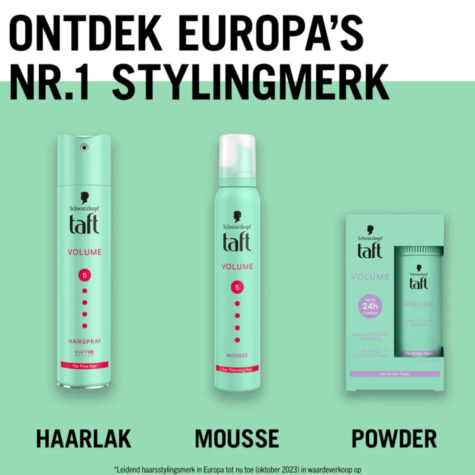 6x Taft True Volume Haarpoeder 10 gr
