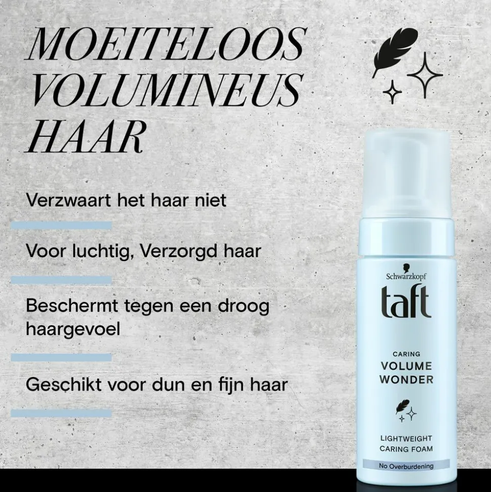6x Taft Volume Poeder Volume Wonder 150 ml