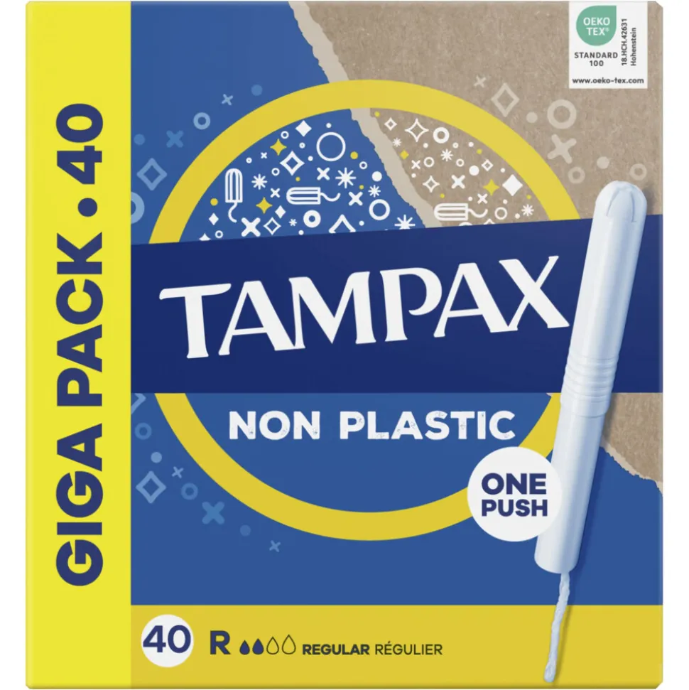 8x Tampax Tampons Regular 40 stuks