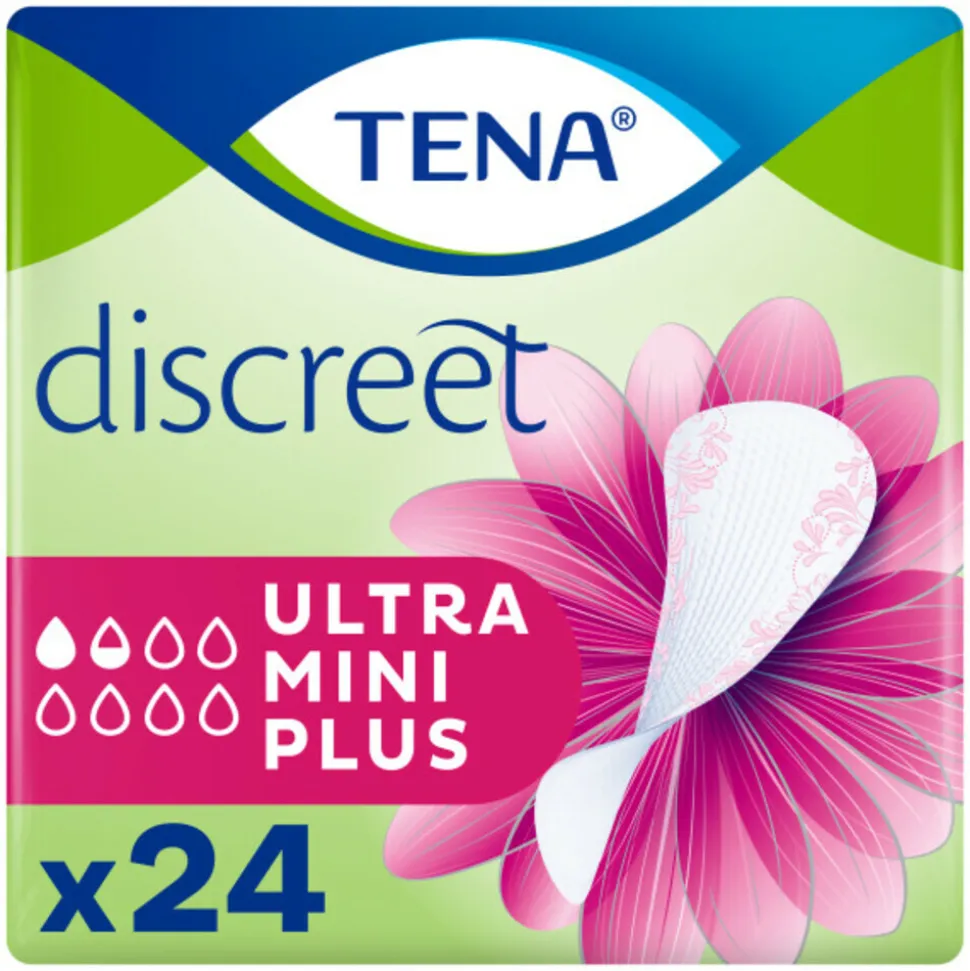 6x TENA Discreet Ultra Mini Plus 24 stuks