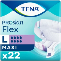 3x TENA Proskin Flex Maxi L 22 stuks