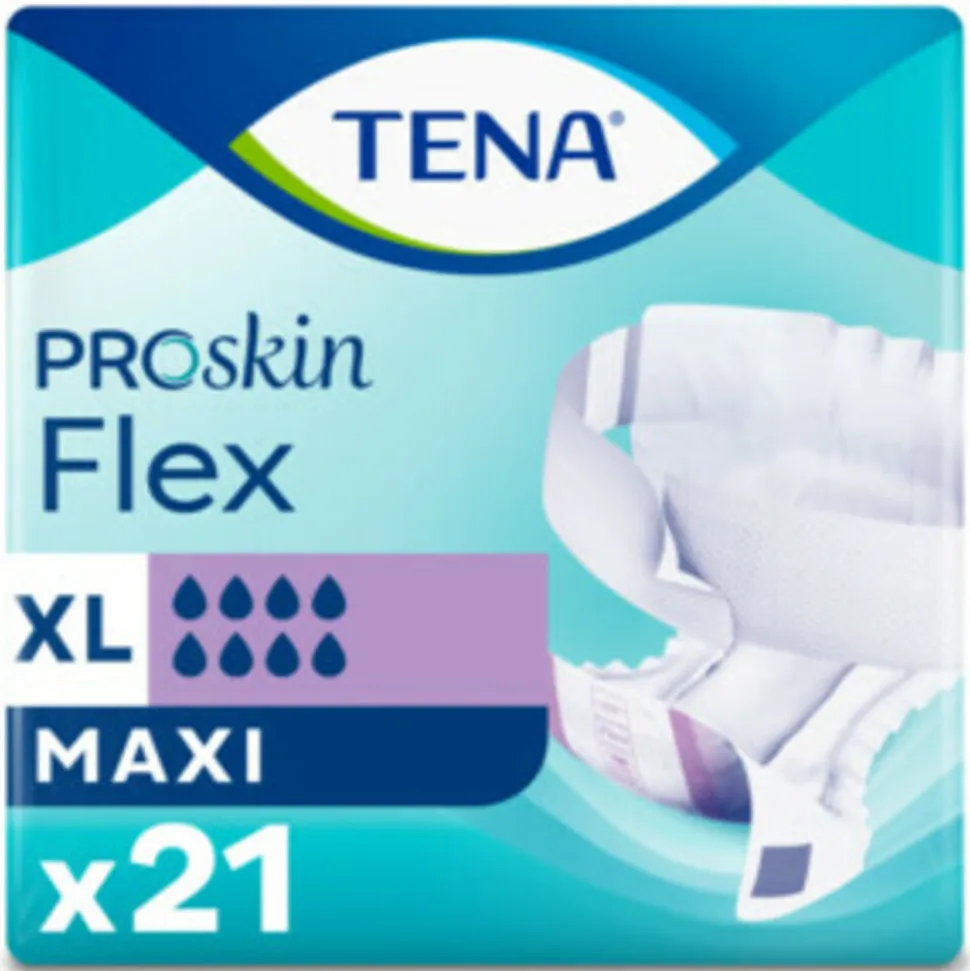 3x TENA Proskin Flex Maxi XL 21 stuks