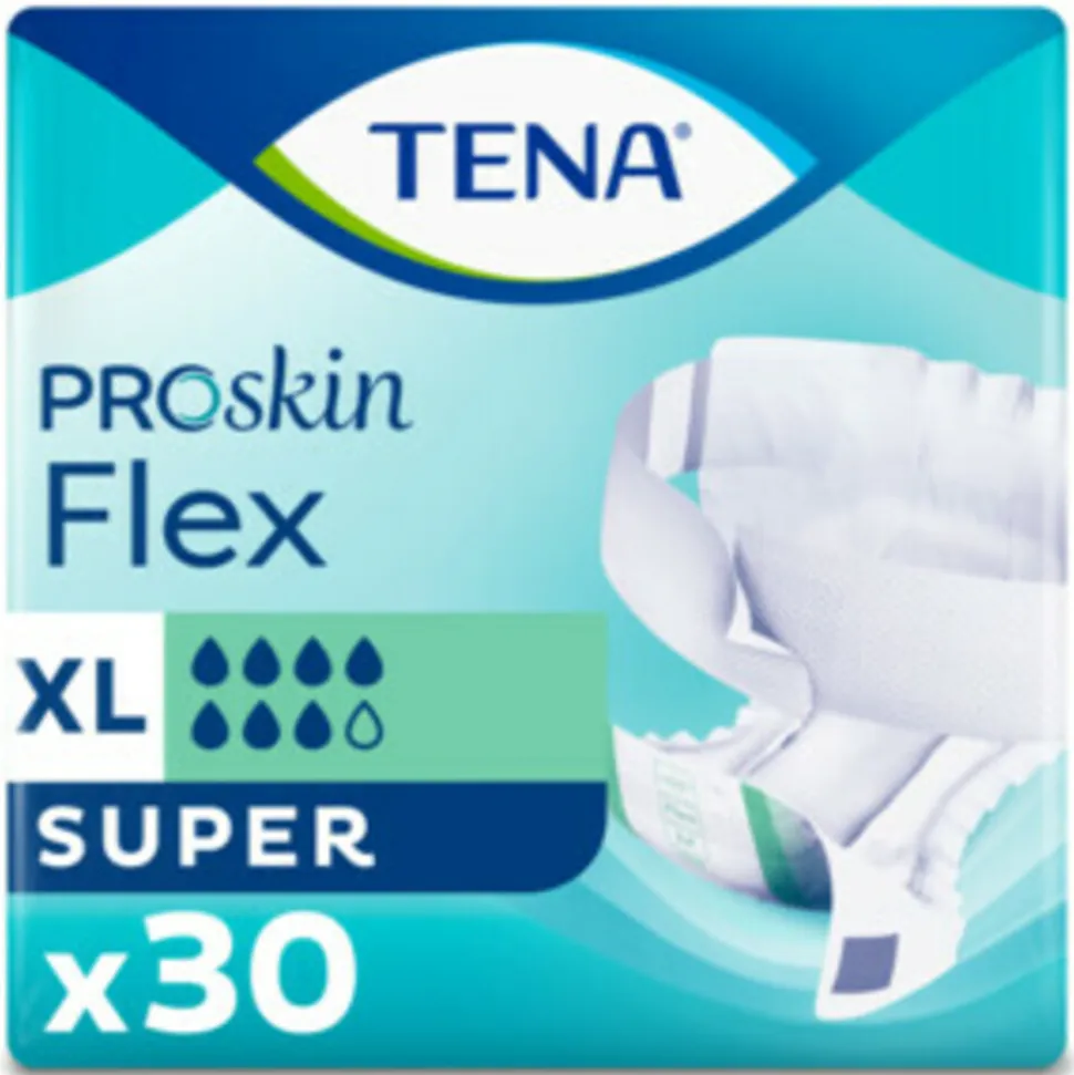 3x TENA Proskin Flex Super XL 30 stuks