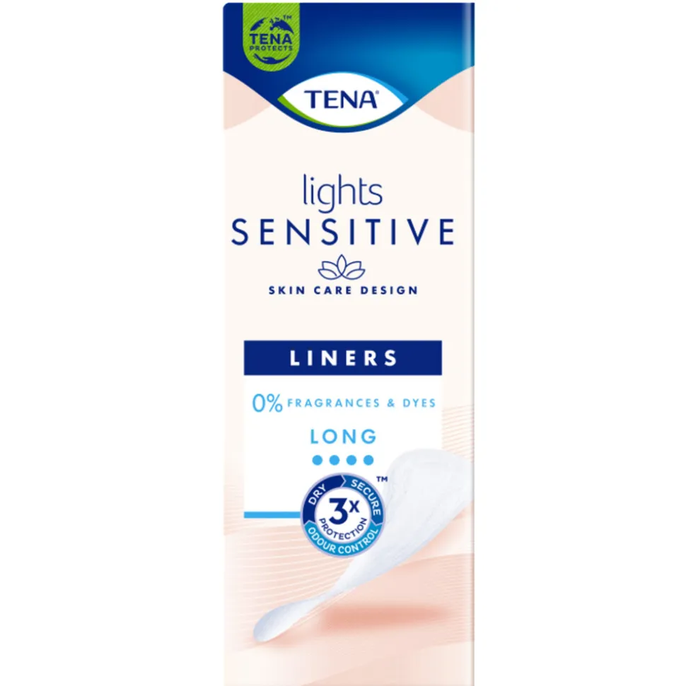 3x TENA Sensitive Lights Long 20 stuks