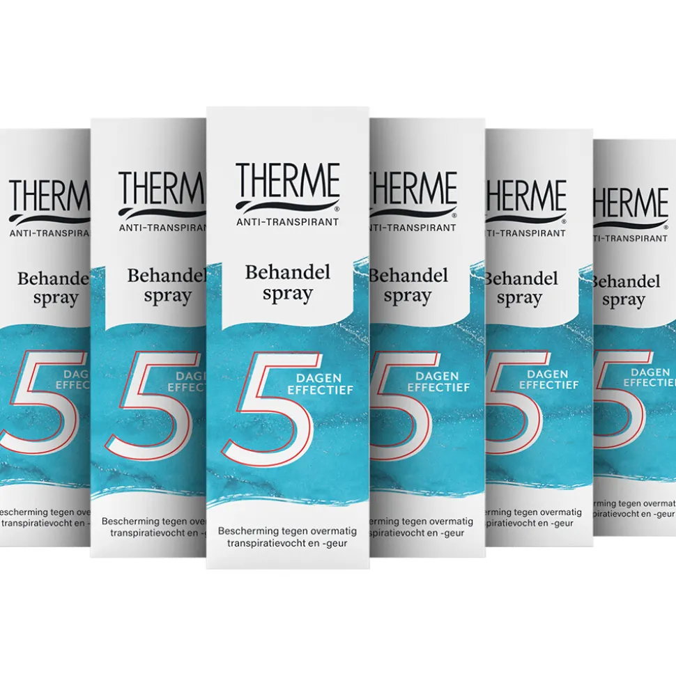 6x Therme Anti-Transpirant 5 Dagen Behandelspray 25 ml