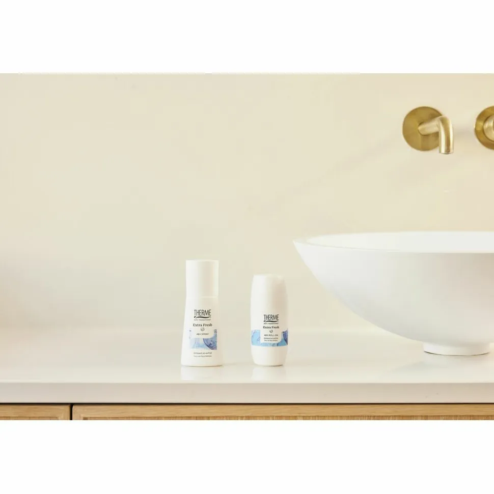 6x Therme Anti-Transpirant Extra Fresh 48H Roll-On Deodorant 60 ml