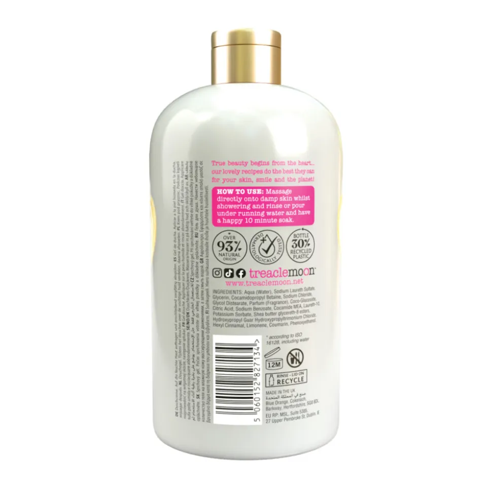 4x Treaclemoon Creamy Shea Butterfly Bad en Douchegel 500 ml
