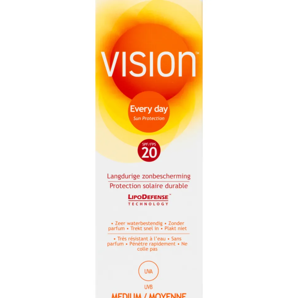 2x Vision Zonnebrand Every Day Sun SPF 20 180 ml