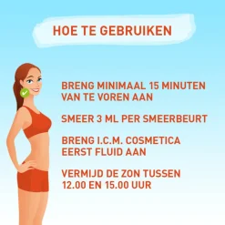 2x Vision Zonnebrand Face Fluid SPF 50+ 50 ml
