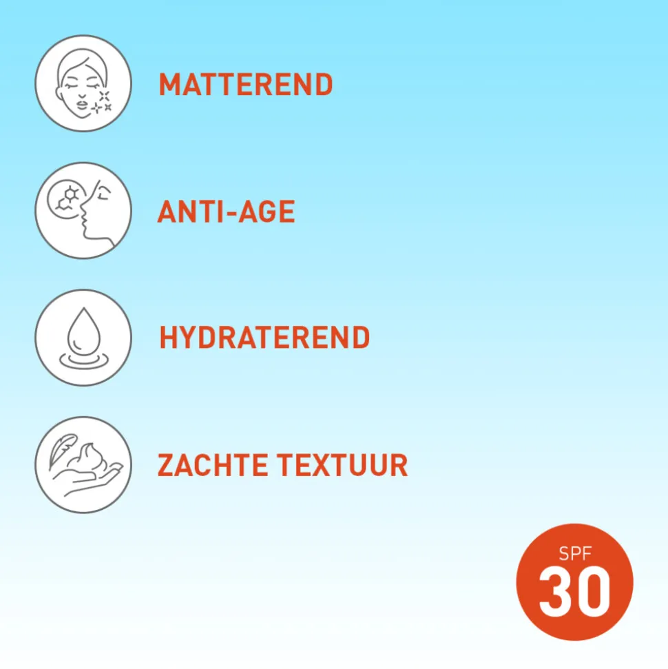 2x Vision Zonnebrand Face Fluid SPF 30 50 ml
