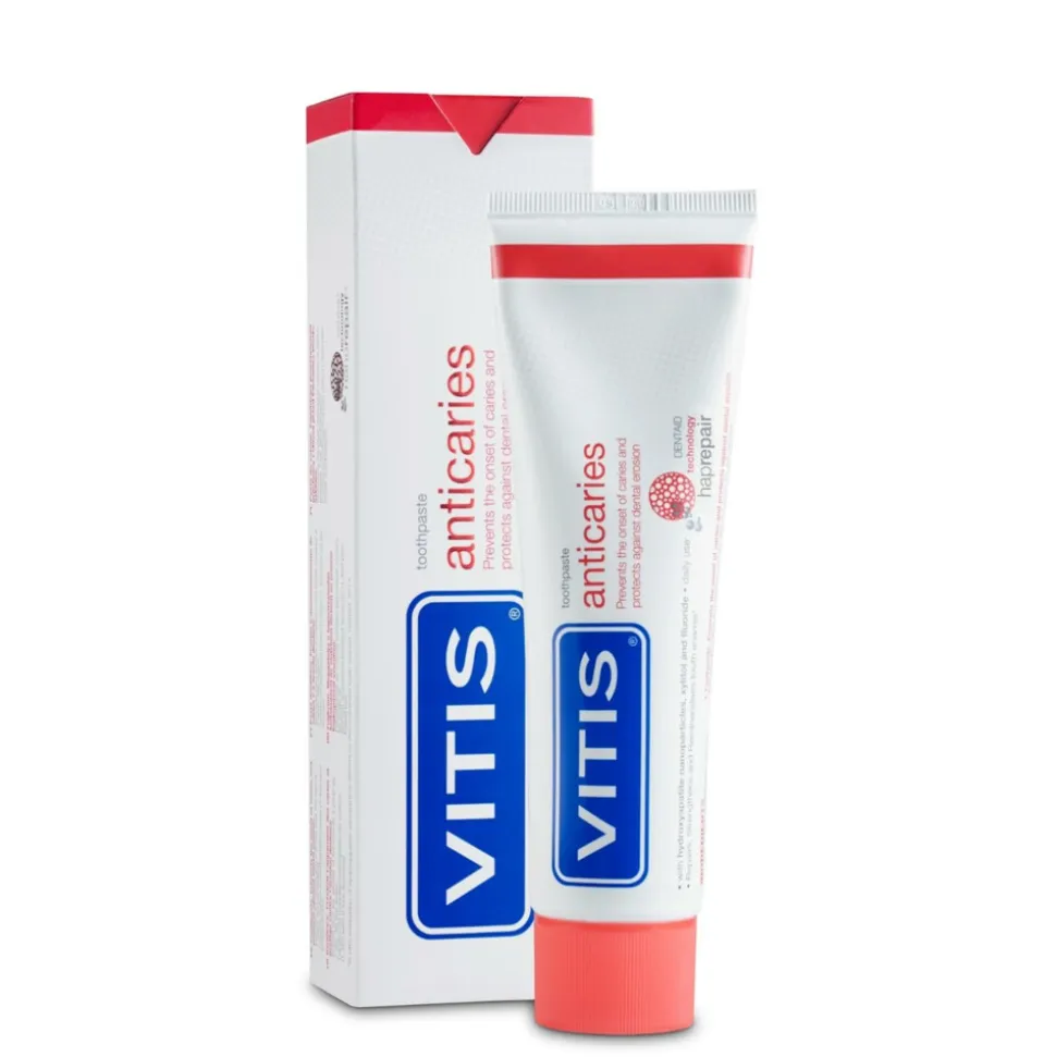 6x Vitis Tandpasta Anticaries 75 ml