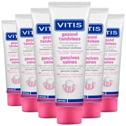 6x Vitis Tandpasta Gezond Tandvlees 75 ml