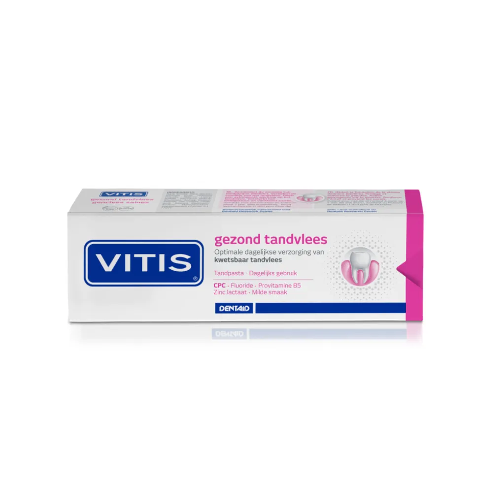 6x Vitis Tandpasta Gezond Tandvlees 75 ml