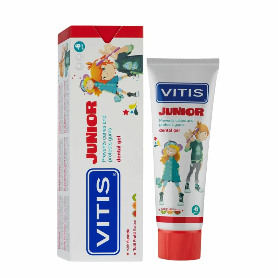 3x Vitis Tandpasta Junior 75 ml