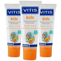 3x Vitis Tandpasta Kids 6m+ 50 ml