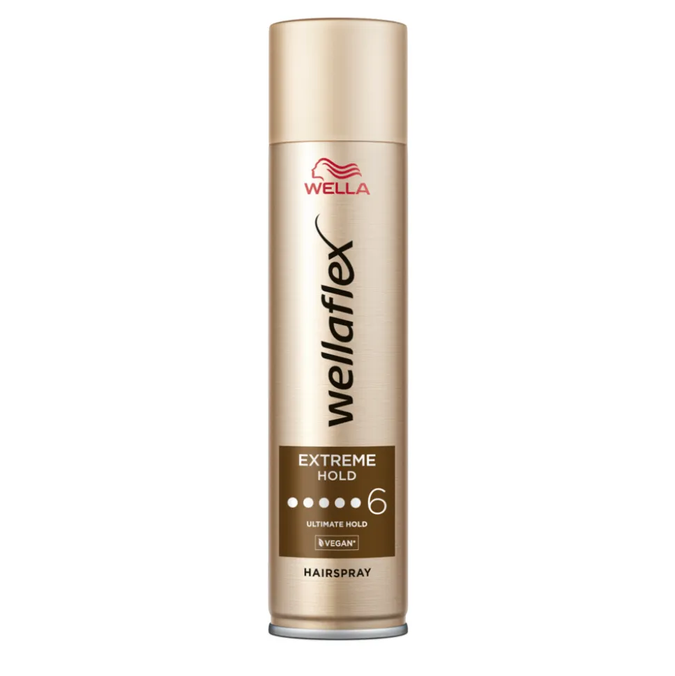 6x Wella Flex Haarspray Power Hold Mega Strong 250 ml