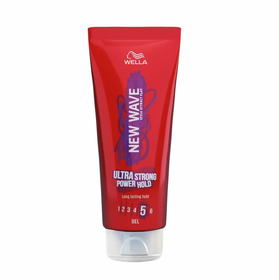 6x Wella New Wave Ultra Strong Power Hold Haargel 200 ml
