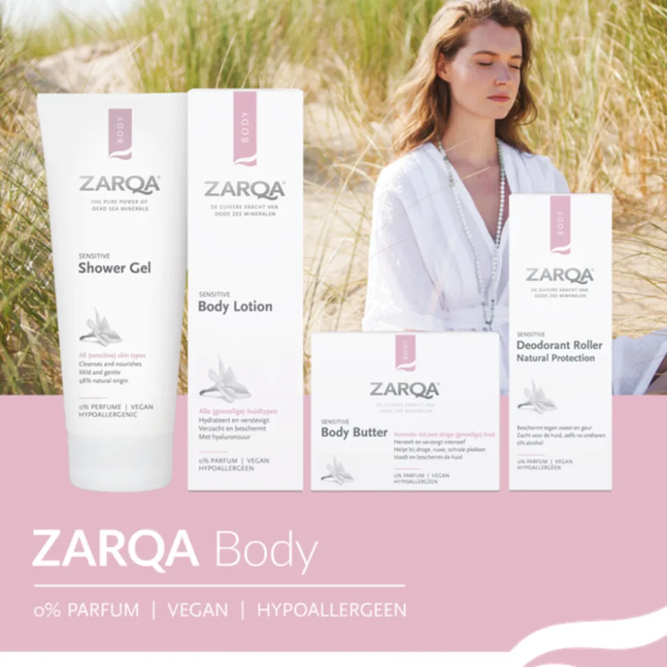 3x Zarqa Deodorant Roller Sensitive 50 ml