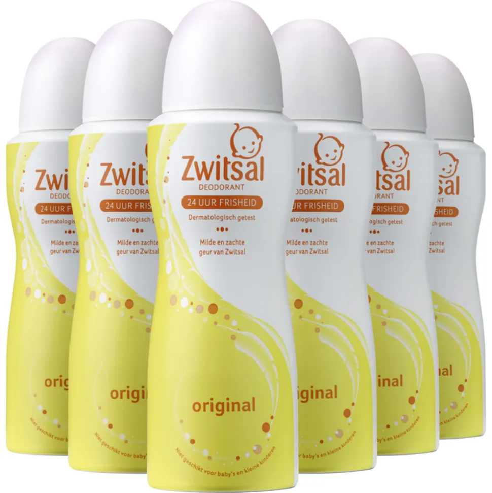 6x Zwitsal Deodorant Original 100 ml
