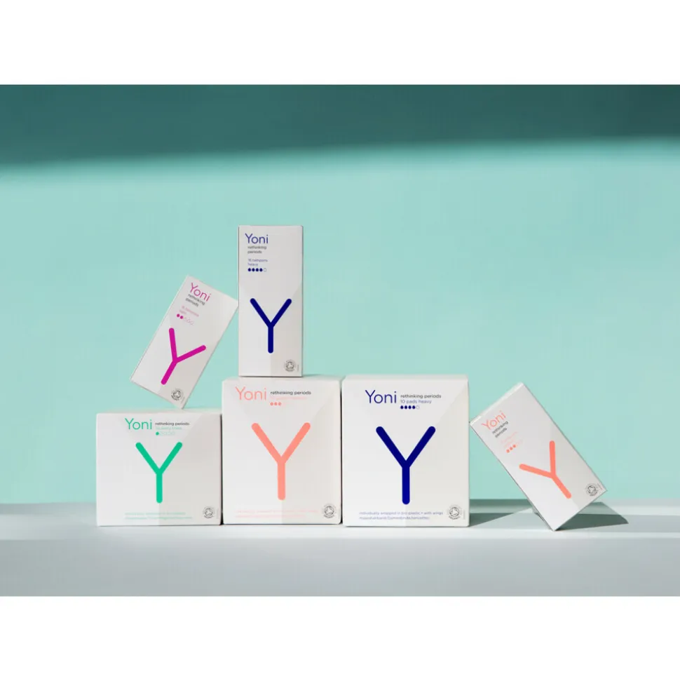 Yoni Biologisch Katoenen Inlegkruisjes Extra Lang Light 20 stuks