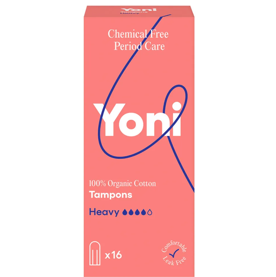 Yoni Biologisch Katoenen Tampons Heavy 16 stuks