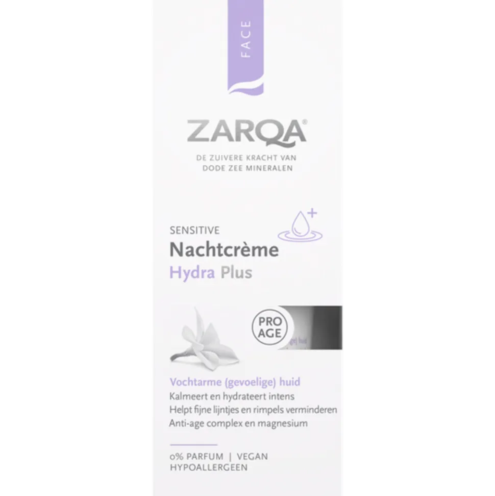 Zarqa Nachtcreme Hydra Plus Sensitive 50 ml
