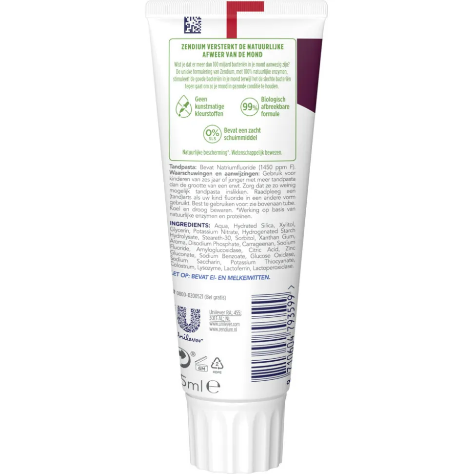 Zendium Tandpasta Sensitive 75 ml