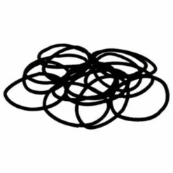 Zenner Elastieken Metal Free Zwart 15 stuks
