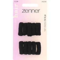 Zenner Elastieken Rollup Zwart 10 stuks