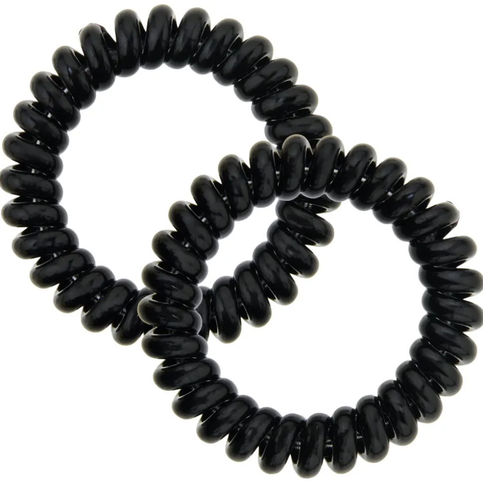 Zenner Haarelastiek Cable Zwart 2 stuks