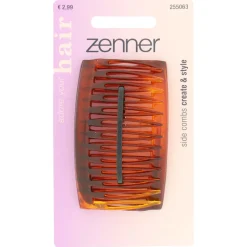 Zenner Zijkammen Bruin 2 stuks